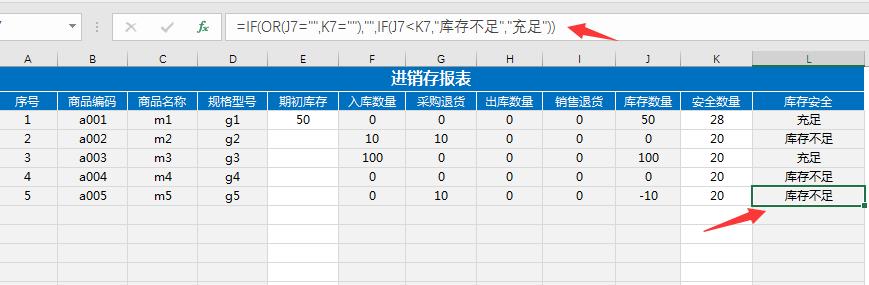 Excel进销存管理系统，带采购销售退货，自更库存无脑操作