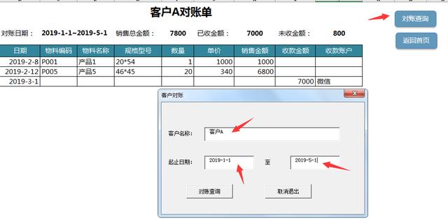 超实用进销存套表，自带应收账款统计，全自动库存简单不卡手