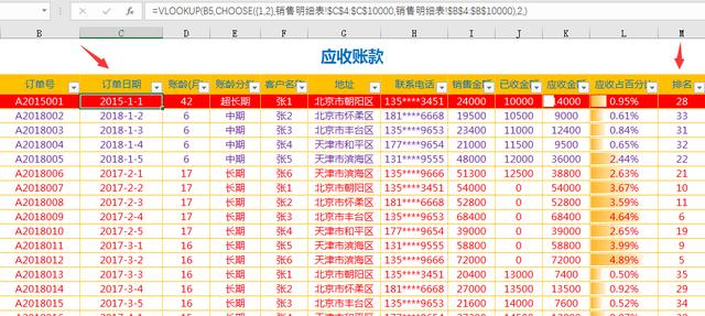 全函数Excel进销存系统，自动明细查询，账龄分析，轻松不加班